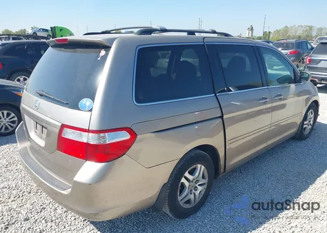 2007 Honda Odyssey Exl from USA, damaged, VIN 5FNRL38787B107942